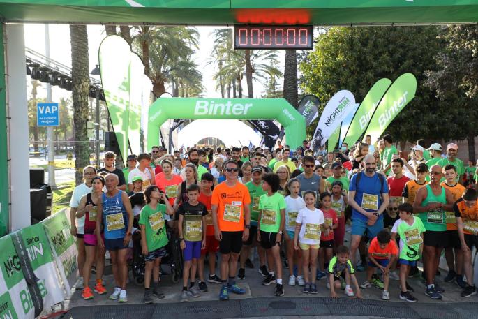 PALMA. ATLETISMO. MILLA VERDE UNA CARRERA PARA TODOS. La prueba popular y solidaria a beneficio de Aspace estrena la Binter NightRun Mallorca Ultima Hora.MAS FOTOS EN LA CARPETA DEL 11-06-2022