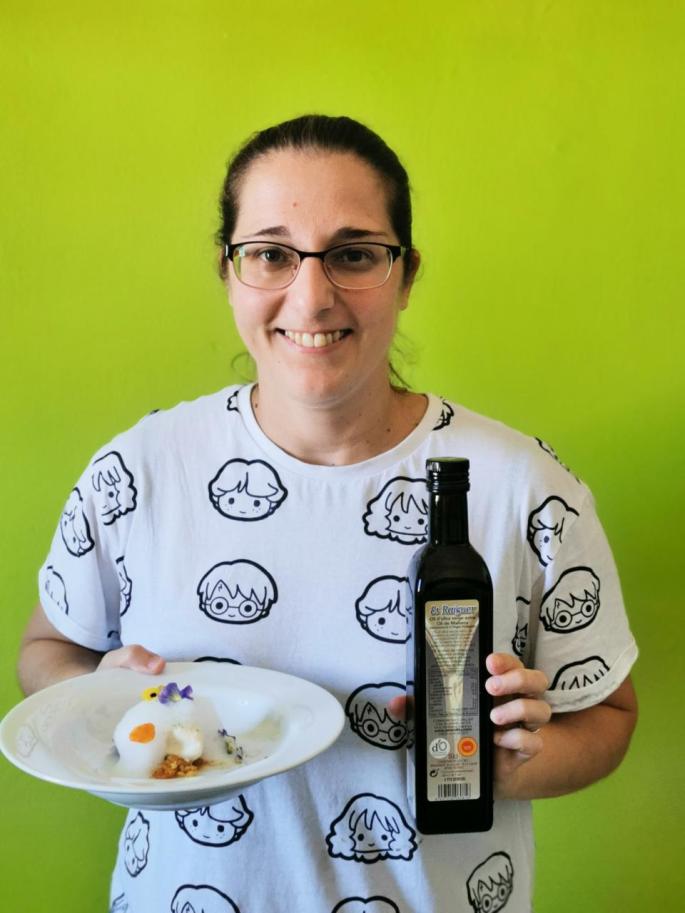 Helado de Aceite Es Raiguer, miel, flores y cítricos