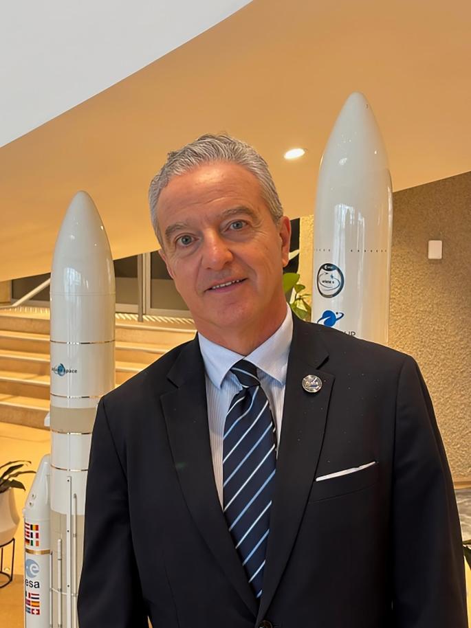 Javier Ventura-Traveset, en la sede de la ESA.