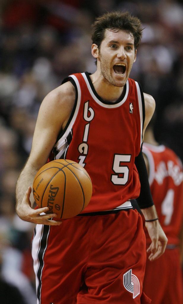 ESTADOS UNIDOS. NBA. El jugador de los Portland Trail Blazers Rudy Fernandez durante un partido.