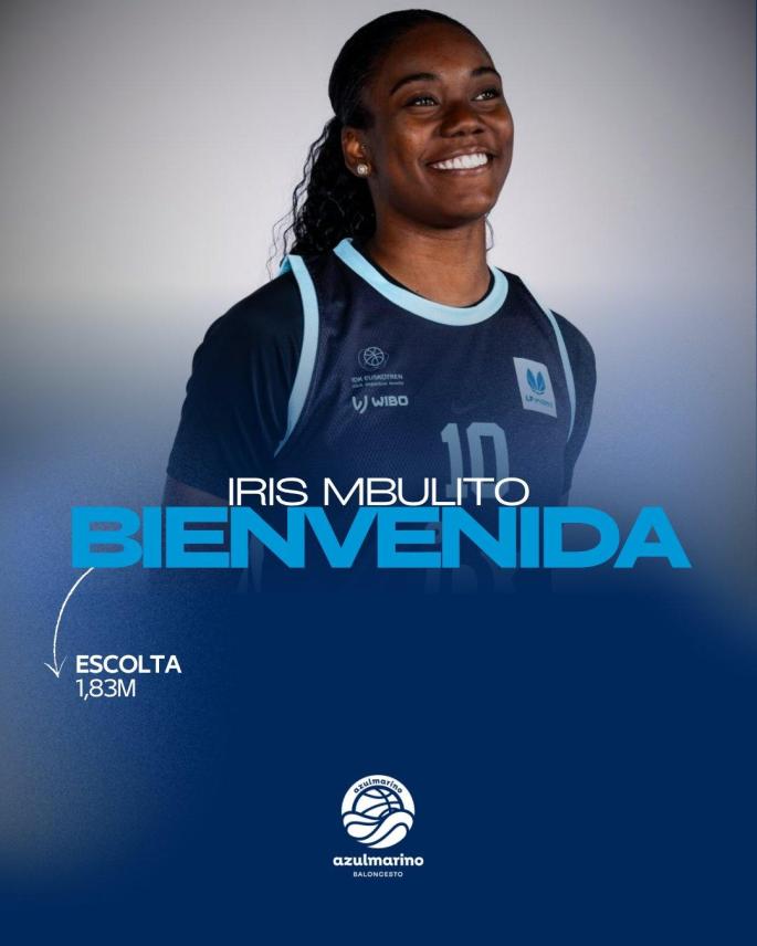 El Azulmarino ficha a Iris Mbulito