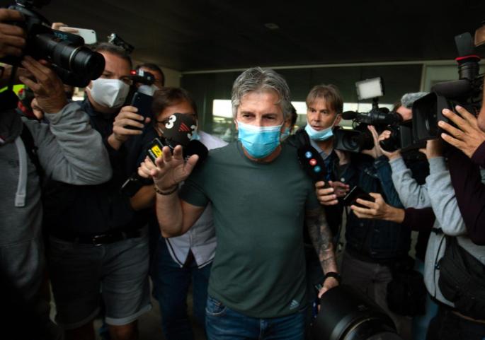 Jorge Messi, padre y agente de Lionel Messi llega a Barcelona