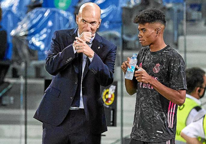Marvin con Zidane