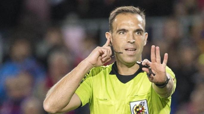 El árbitro Cuadra Fernández, del Colegio Balear, debuta en la Champions