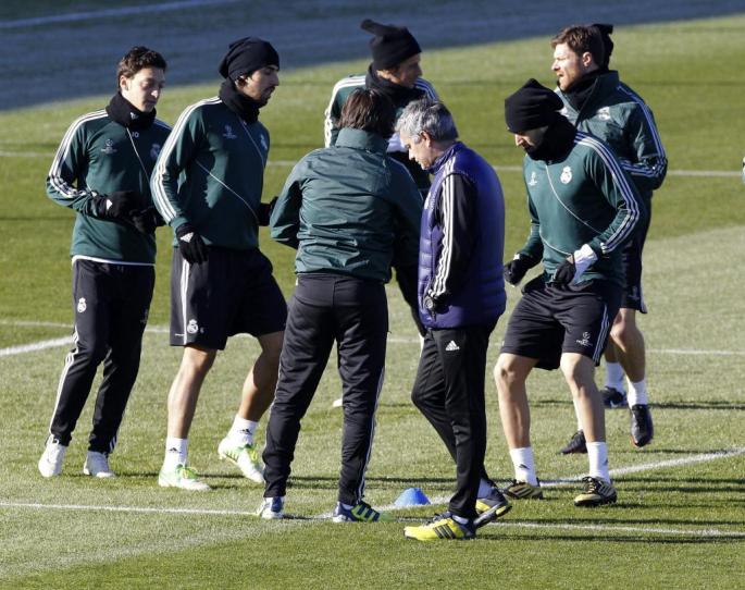 ENTRENAMIENTO REAL MADRID EN LA CIUDAD DEPORTIVA DE VALDEBEBAS
