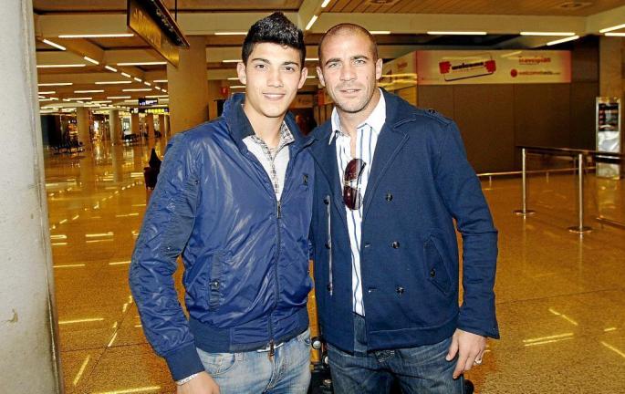 PALMA LDEPORTES LLEGADA DE WALTER PANDIANI Y SU HIJO PARA JUGAR EN EL