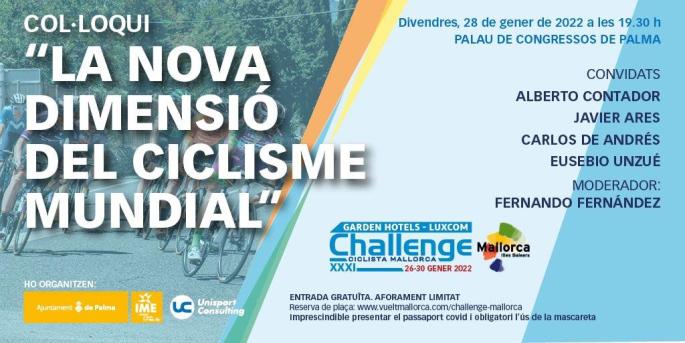 Alberto Contador, Javier Ares, Eusebio Unzué y Carlos de Andrés pasan revista al ciclismo mundial en Palma