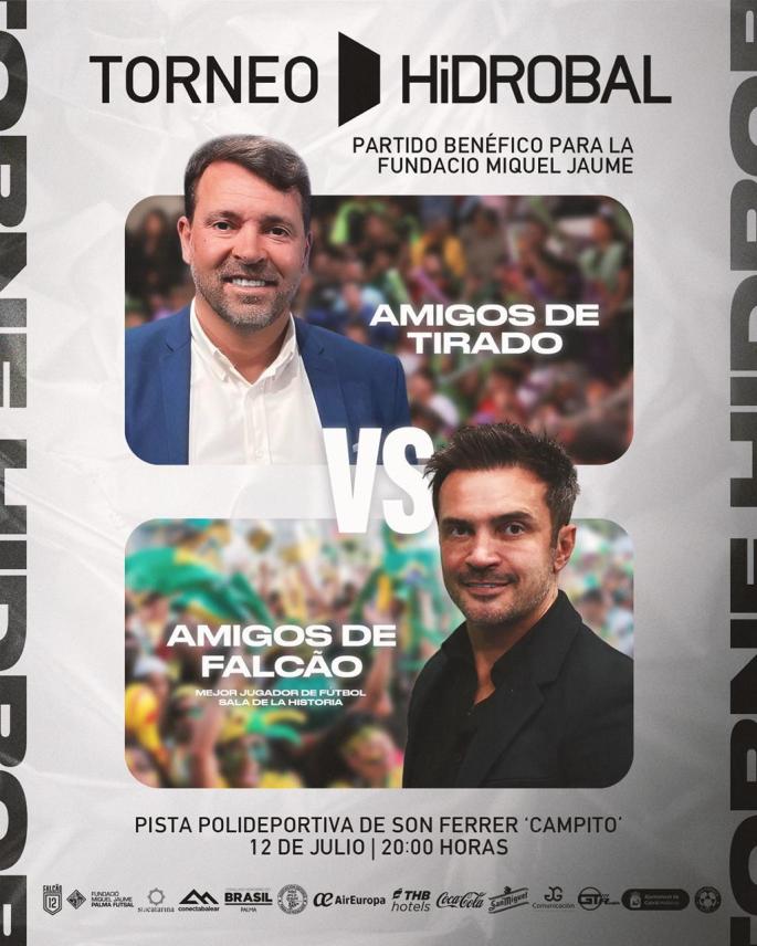 Cartel del partido que se va a disputar en Son Ferrer