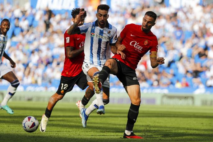 La plantilla del Mallorca lamenta su mala fortuna en Anoeta