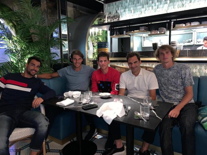 Las estrellas europeas de la Laver Cup, de cena en Londres