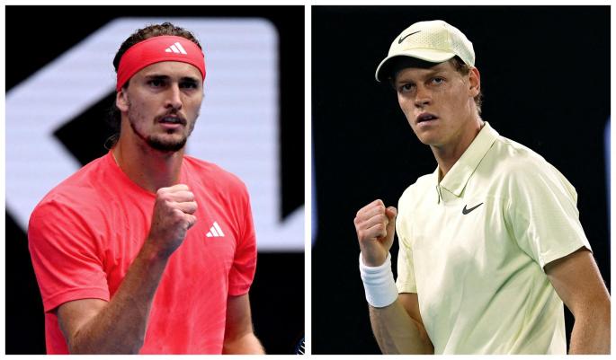 Sinner defiende título ante un Zverev hambriento de su primer grande