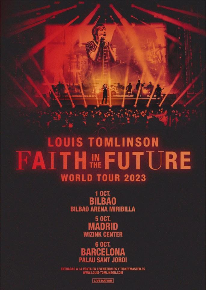 Louis Tomlinson anuncia gira con conciertos en Madrid, Barcelona y Bilbao en octubre de 2023