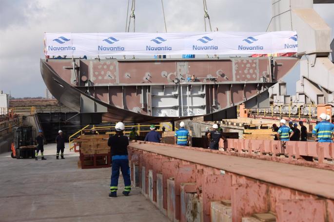 Cádiz.- Navantia San Fernando pone la quilla del patrullero de altura para la Marina Real de Marruecos