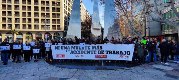 UGT y CCOO Aragón exigen mejorar la prevención y la figura del delegado territorial para frenar los accidentes laborales
