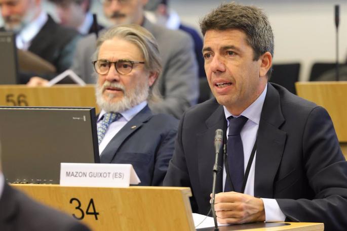 Mazón insta a "parar la guerra arancelaria" y evitar una asimetría para los países de la UE que afecte a la competencia