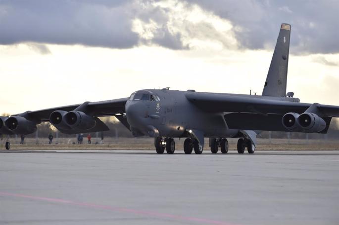 Sevilla.- Estados Unidos despliega sus grandes bombarderos B-52H "Fortaleza Estratosférica" en la base de Morón