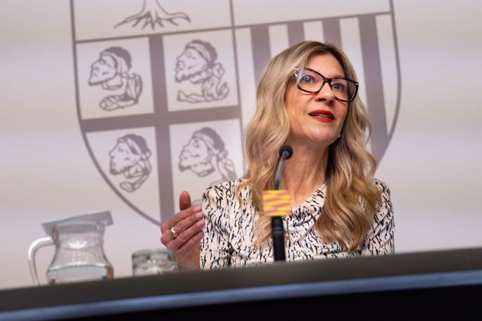 Mar Vaquero es la vicepresidenta del Gobierno de Aragón.