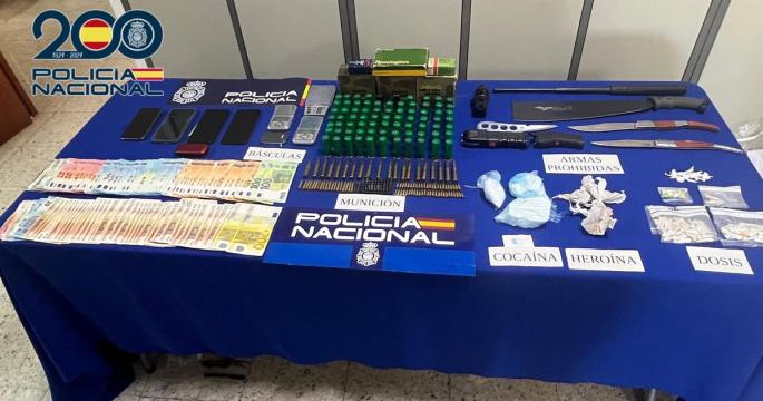 Valencia.- Sucesos.- Desarticulado un grupo criminal dedicado a la venta de estupefacientes y ocho detenidos en Sagunt