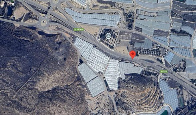 Almería.-Sucesos.- Un muerto y dos heridos en Dalías tras un accidente con un turismo que terminó volcado en una cuneta