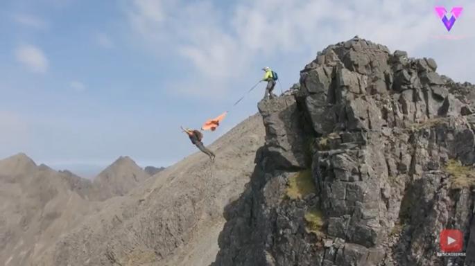 Sucesos.-Muere una mujer que practicaba salto base en un accidente ocurrido en el valle de Chistau (Huesca)