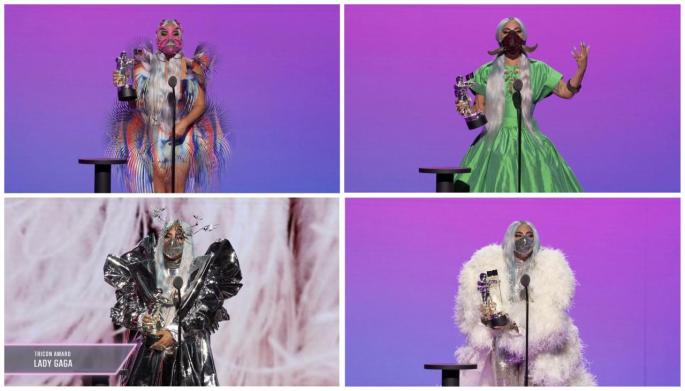 Lady Gaga en los premios MTV