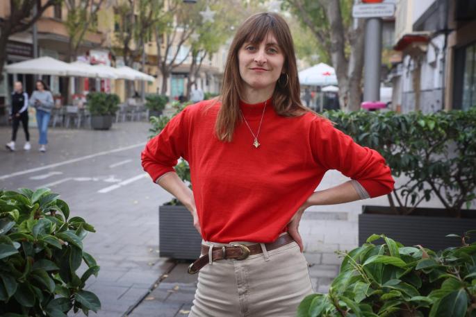 Clara Ingold posó este jueves en Palma para esta entrevista.