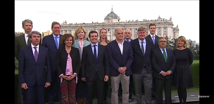 Pablo Casado presenta a los integrantes de la candidatura del PP a las elecciones europeas