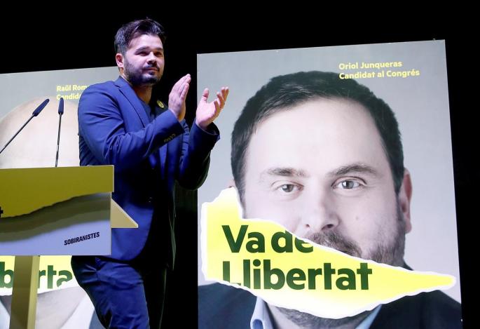 Noche electoral de ERC en Barcelona