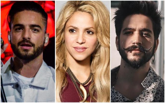 Maluma, Shakira y Camilo