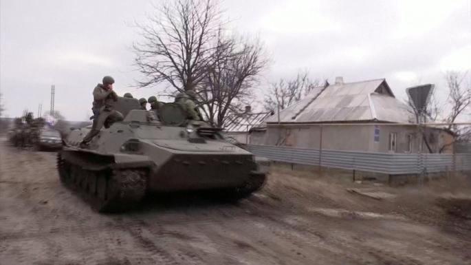 Tanque en Ucrania