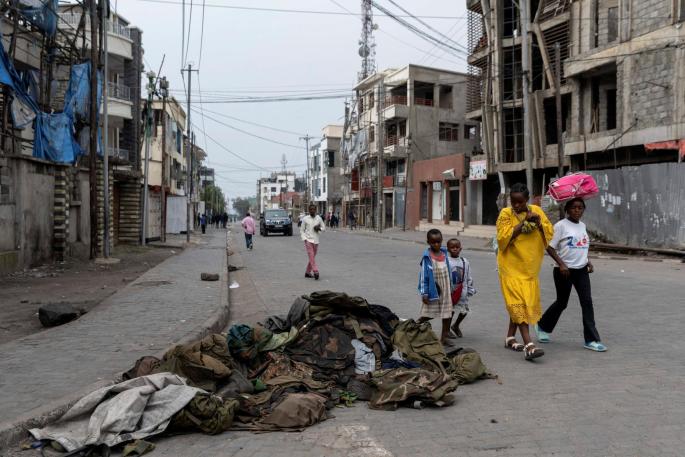 Rebeldes del M23 en Goma