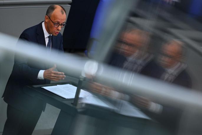 Merz en el Bundestag