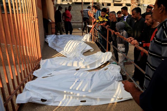 Palestinos muertos