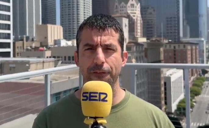 Un mallorquín en el infierno de Los Ángeles: «Escuchamos tiros desde el hotel, no podemos salir»