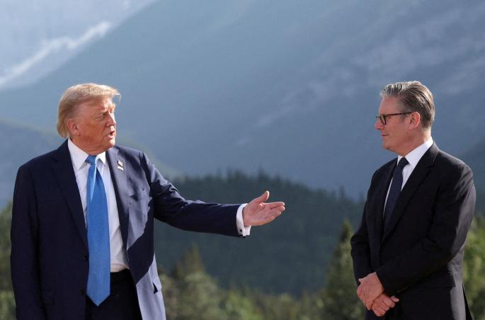 Trump y Starmer