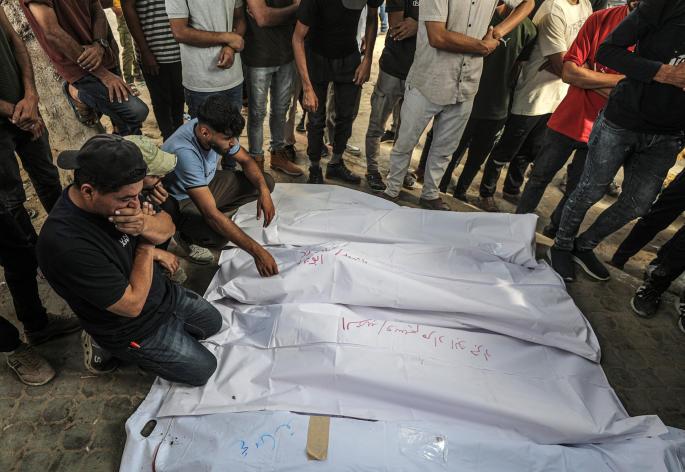 Civiles muertos en Gaza