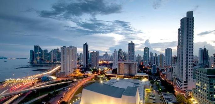 Distrito financiero de la ciudad de Panamá