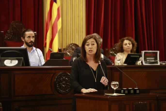 Francina Armengol en el debate de política general