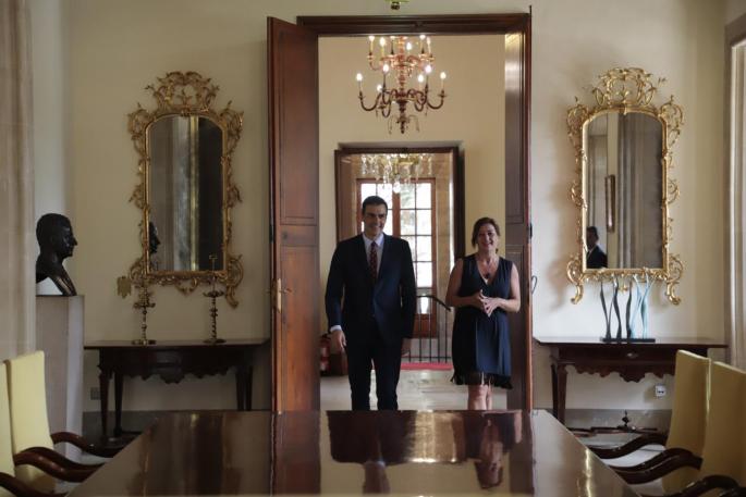 Francina Armengol y Pedro Sánchez