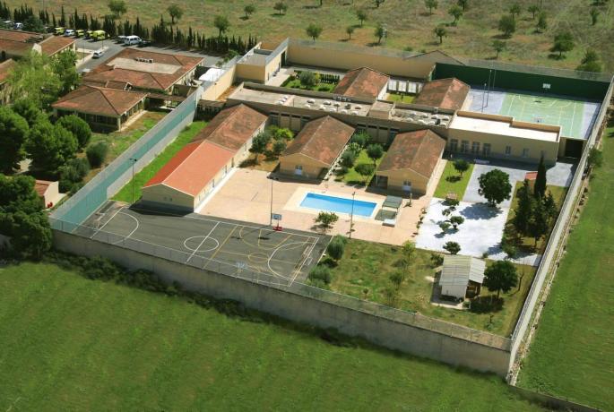 Vista aérea del centro de menores de Es Pinaret