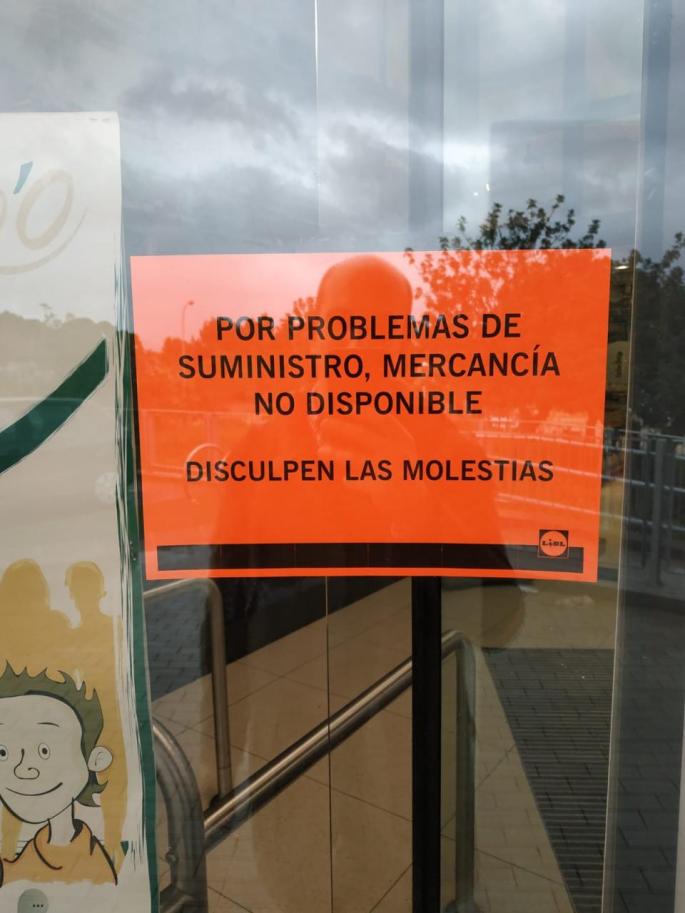 Falta de suministros por el temporal en Mallorca
