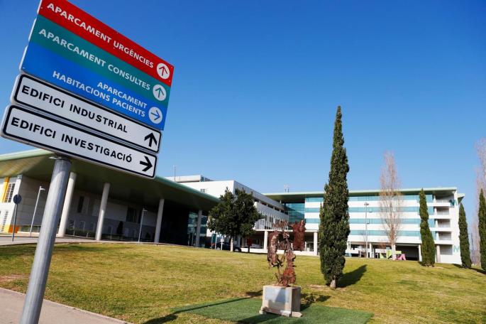 General view of the Son Espases hospital, where a case of coronavirus has been detected, in Palma de Mallorca