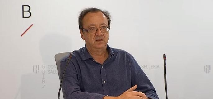 El portavoz del comité de alerta de seguimiento del coronavirus del Govern balear, Francesc Albertí