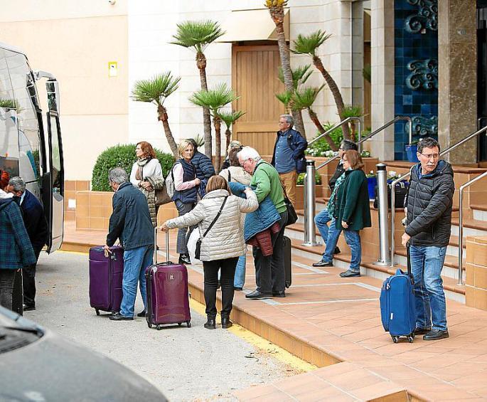 Turistas en Mallorca