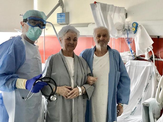 Josefa, de 81 años, y Toni, de 79 años, son dos de los enfermos de coronavirus que se han recuperado en Baleares