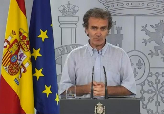 Rueda de prensa de Fernando Simón