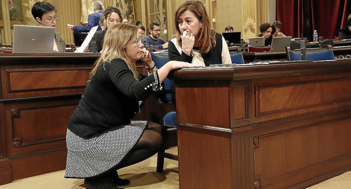 Francina Armengol y Patricia Gómez