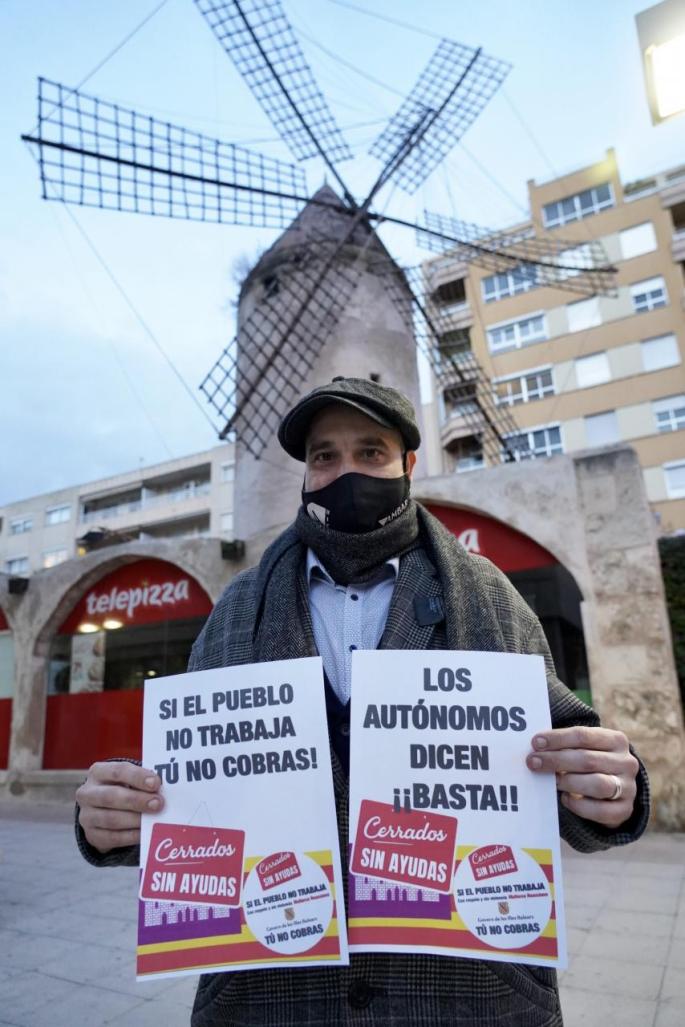 Víctor Sánchez ha organizado la protesta