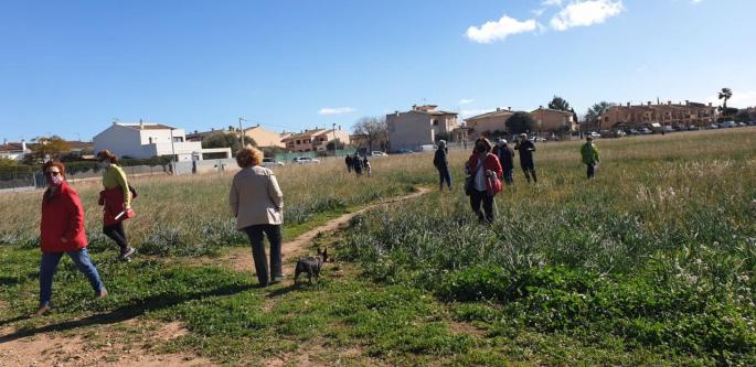 Protesta contra el parque fotovoltaico de Son Bonet