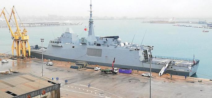 La fragata francesa ‘Auvergne’ visita Palma